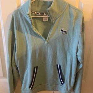 PINK zip-up pullover